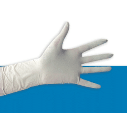 Gants latex stériles – 5 paires – Taille M-7.5